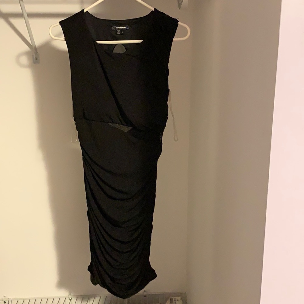 Black cocktail dress